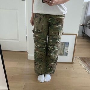 Camo cargo pants